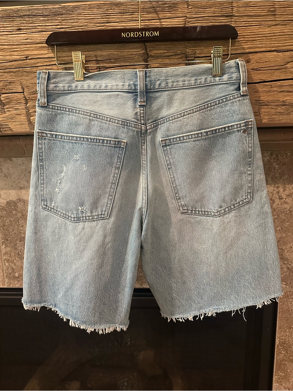 Madewell The Essex Long Baggy Shorts NWT - Picture 5 of 7